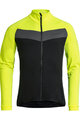 VAUDE Cyklistický dres s dlhým rukávom zimný - POSTA LS - žltá/čierna