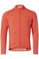 VAUDE Cyklistický dres s dlhým rukávom zimný - MATERA LS - červená