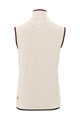 VAUDE Cyklistická vesta - ROSEMOOR FLEECE - ivory/žltá