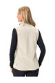 VAUDE Cyklistická vesta - ROSEMOOR FLEECE - ivory/žltá