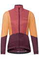VAUDE Cyklistická zateplená bunda - KURO INSULATION - oranžová/bordová