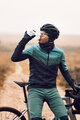 VAUDE Cyklistická zateplená bunda - KURO INSULATION - zelená/čierna