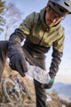 VAUDE Cyklistické rukavice dlhoprsté - KURO WARM - čierna/žltá