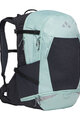 VAUDE batoh - BIKE ALPIN PRO 23+5 - čierna/tyrkysová