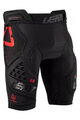 LEATT spodky s chráničmi - IMPACT SHORTS 3DF 5.0 - čierna/červená