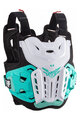LEATT chránič na chrbát a hrudník - CHEST PROTECTOR 4.5 WOMEN - čierna/biela/zelená