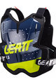 LEATT chránič na chrbát a hrudník - CHEST PROTECTOR 1.5 TORQUE - čierna/modrá/žltá