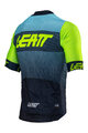LEATT Cyklistický dres s krátkym rukávom - MTB ENDURANCE 6.0 - zelená/modrá