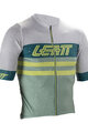 LEATT Cyklistický dres s krátkym rukávom - MTB ENDURANCE 6.0 - zelená/šedá