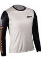 LEATT Cyklistický dres s dlhým rukávom letný - MTB ENDURO 4.0 W - biela/čierna