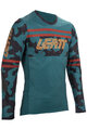 LEATT Cyklistický dres s dlhým rukávom letný - MTB GRAVITY 4.0 - fialová