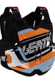 LEATT chránič na chrbát a hrudník - CHEST PROTECTOR TORQUE 1.5 - čierna/oranžová