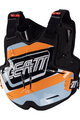LEATT chránič na chrbát a hrudník - CHEST PROTECTOR TORQUE 1.5 - čierna/oranžová