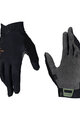 LEATT Cyklistické rukavice dlhoprsté - MTB 1.0 GRIPR W - čierna