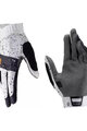 LEATT Cyklistické rukavice dlhoprsté - MTB 1.0 GRIPR W - biela/čierna
