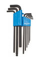 PARK TOOL sada kľúčov - SET ALLEN WRENCHES PT-HXS-1-2 - modrá/čierna