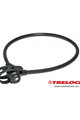 TRELOCK zámok na bicykel - KS 222/75/12 + HOLDER FIXXGO  - čierna