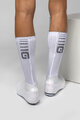 ALÉ Cyklistické návleky na tretry - WHIZZY SHOECOVER  - biela
