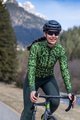 ALÉ Cyklistické nohavice dlhé s trakmi - K-ATMO 2.0 KLIMATIK - zelená