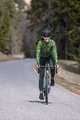 ALÉ Cyklistické nohavice dlhé s trakmi - K-ATMO 2.0 KLIMATIK - zelená