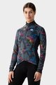 ALÉ Cyklistický dres s dlhým rukávom zimný - CHIOS SOLID - čierna/viacfarebná/šedá