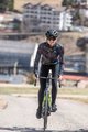 ALÉ Cyklistický dres s dlhým rukávom zimný - CHIOS SOLID - čierna/viacfarebná/šedá