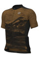 ALÉ Cyklistický dres s krátkym rukávom - MOUNTAIN OFF ROAD - GRAVEL - hnedá