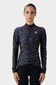 ALÉ Cyklistický dres s dlhým rukávom zimný - BYTE PR-E LADY - čierna