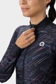 ALÉ Cyklistický dres s dlhým rukávom zimný - BYTE PR-E LADY - čierna
