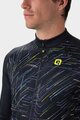 ALÉ Cyklistický dres s dlhým rukávom zimný - QUICK R-EV1 - čierna