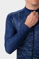 ALÉ Cyklistický dres s dlhým rukávom zimný - BYTE PRAGMA - modrá