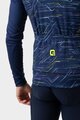 ALÉ Cyklistický dres s dlhým rukávom zimný - BYTE PRAGMA - modrá