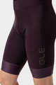 ALÉ Cyklistické nohavice krátke s trakmi - MAGIC COLOUR PR-E - fialová