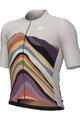ALÉ Cyklistický dres s krátkym rukávom - PR-E RAINBOW - béžová