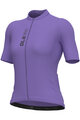 ALÉ Cyklistický dres s krátkym rukávom - PRAGMA COLOR BLOCK - fialová