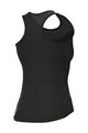ALÉ Cyklistický dres bez rukávov - PRAGMA COLOR BLOCK - čierna