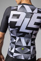 ALÉ Cyklistický dres s krátkym rukávom - MULTIVERSO PR-E - čierna/biela