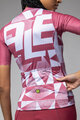 ALÉ Cyklistický dres s krátkym rukávom - MULTIVERSO PR-E - červená/biela