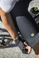 ALÉ Cyklistické nohavice krátke s trakmi - R-EV1 HAMMER 2.0 - čierna
