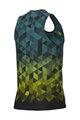 ALÉ Cyklistický dres bez rukávov - RUNNING ECLECTIC - viacfarebná