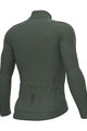 ALÉ Cyklistický dres s dlhým rukávom zimný - WARM RACE - zelená