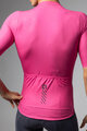 ALÉ Cyklistický dres s krátkym rukávom - COLOR BLOCK PRAGMA - ružová