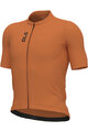 ALÉ Cyklistický dres s krátkym rukávom - COLOR BLOCK PRAGMA - oranžová