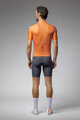 ALÉ Cyklistický dres s krátkym rukávom - COLOR BLOCK PRAGMA - oranžová