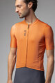 ALÉ Cyklistický dres s krátkym rukávom - COLOR BLOCK PRAGMA - oranžová