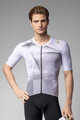 ALÉ Cyklistický dres s krátkym rukávom - SPRINTER R-EV1 - biela/šedá