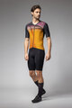 ALÉ Cyklistický dres s krátkym rukávom - SPRINTER R-EV1 - oranžová/čierna/ružová