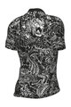 ALÉ Cyklistický dres s krátkym rukávom - SAFARI PRAGMA - čierna/biela