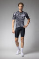 ALÉ Cyklistický dres s krátkym rukávom - SAFARI PRAGMA - čierna/biela