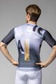 ALÉ Cyklistický dres s krátkym rukávom - SOUND PR-E - biela/šedá